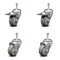 Service Caster 3.5 Inch Gray Polyurethane Swivel 10mm Stem Caster Total Lock Brake, 2PK SCC-TSTTL20S3514-PPUB-M1015-2-S-2 - alternate 1